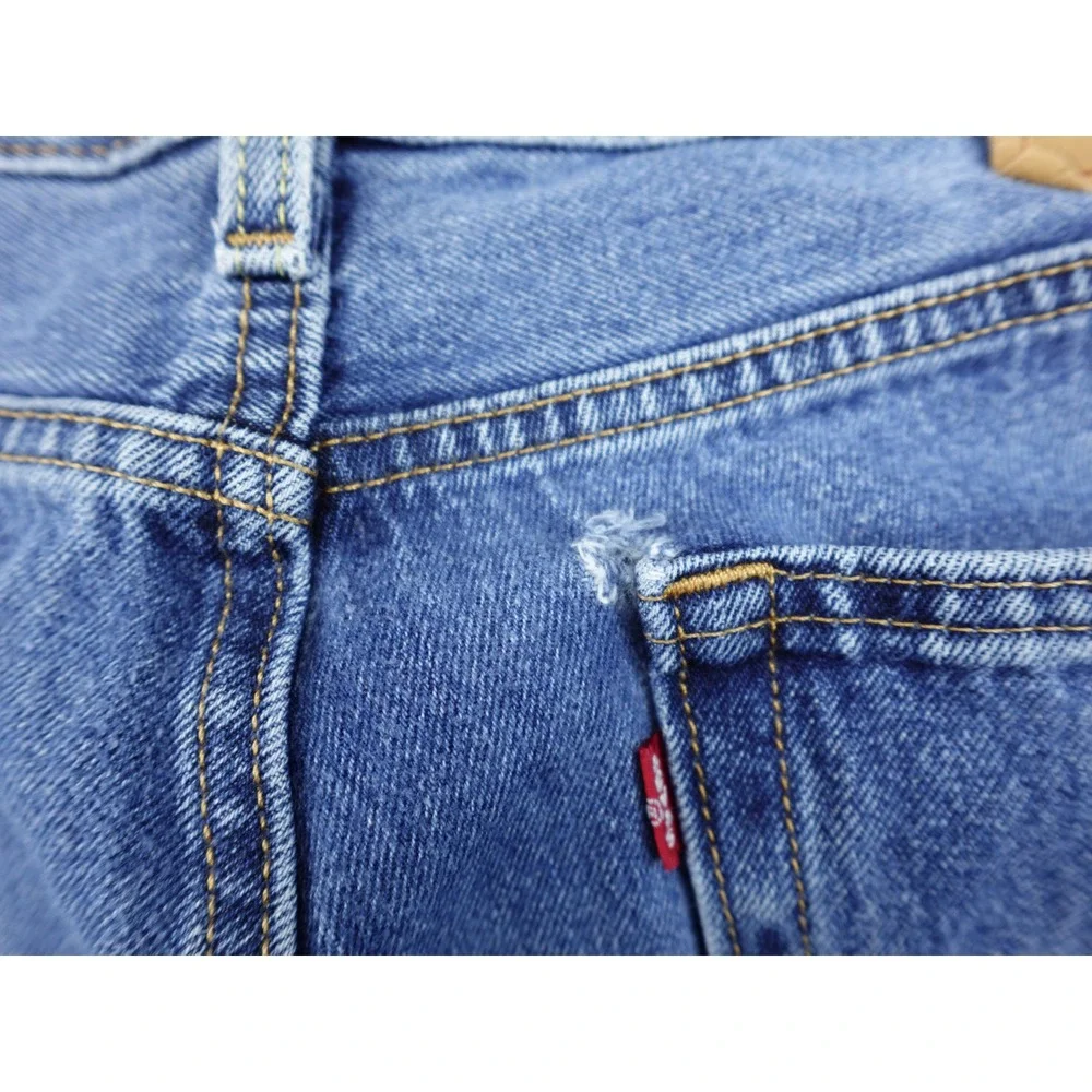 Levis 550 Regular Fit Blue Jeans Mens 36x32 Medium Wash Straight Leg‎ Denim